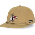 mutzen-flach-beige-snapback-loo13-goob-silvester-looney-tunes-von-capslab