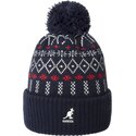 dunkelblaue-mutze-mit-bommel-holiday-dk-blue-von-kangol