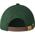 grune-verstellbare-curved-cap-mit-rotem-logo-washed-baseball-algae-von-kangol