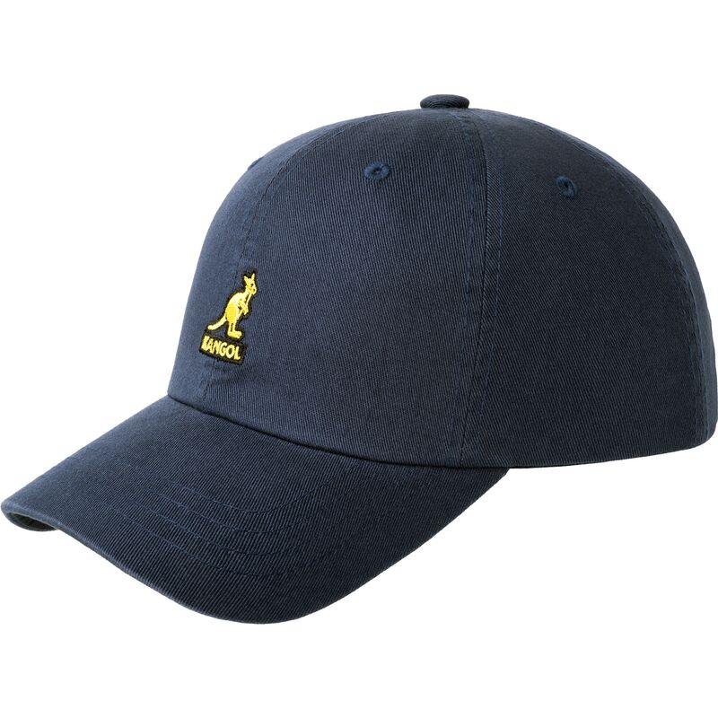 marineblaue-verstellbare-curved-cap-washed-baseball-navy-von-kangol marineblaue-verstellbare-curved-cap-washed-baseball-navy-von-kangol