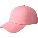 gorra-curva-rosa-ajustable-washed-baseball-pepto-de-kangol