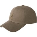 graue-verstellbare-curved-cap-washed-baseball-smog-von-kangol
