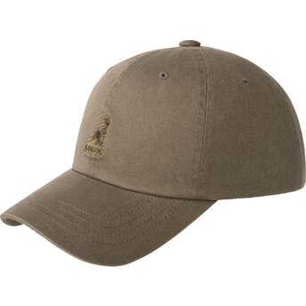Mützen gebogen grau verstellbares band Washed Baseball Smog von Kangol