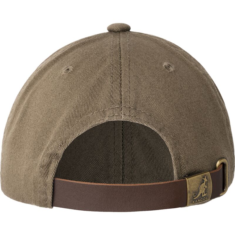 graue-verstellbare-curved-cap-washed-baseball-smog-von-kangol