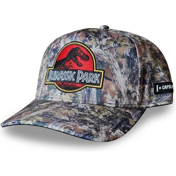 Mützen gebogen tarnung snapback JUR2 CAM Jurassic Park von Capslab
