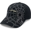 cappello-curvo-nero-cinghia-regolabile-spiderweb-di-ed-hardy