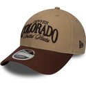 casquette-courbee-marron-ajustable-9forty-m-crown-wordmark-denver-colorado-new-era