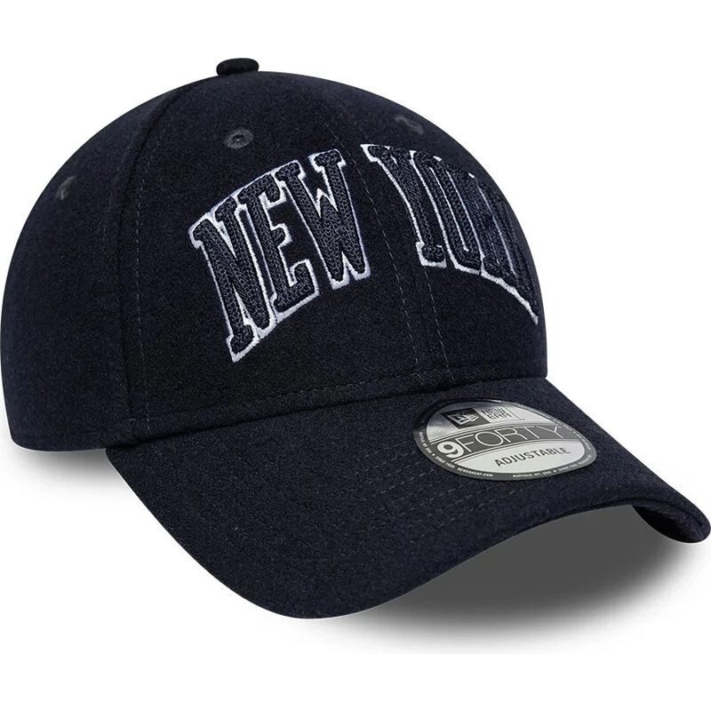 cappello-curvo-blu-marino-cinghia-regolabile-9forty-wordmark-dei-new-york-yankees-mlb-di-new-era