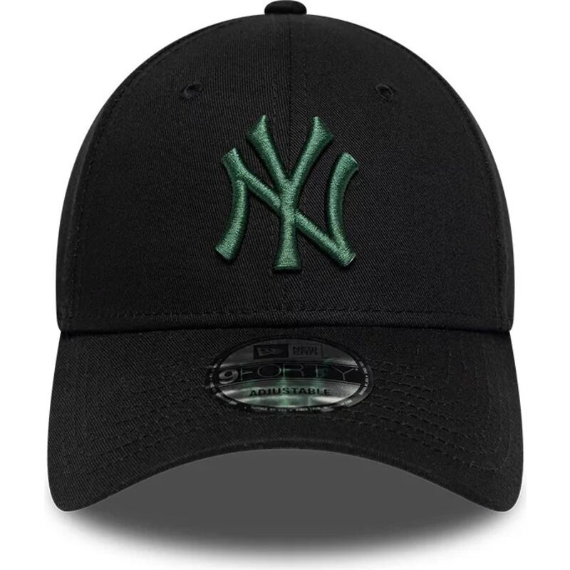 mutzen-gebogen-schwarz-verstellbares-band-9forty-league-essential-der-new-york-yankees-mlb-von-new-era