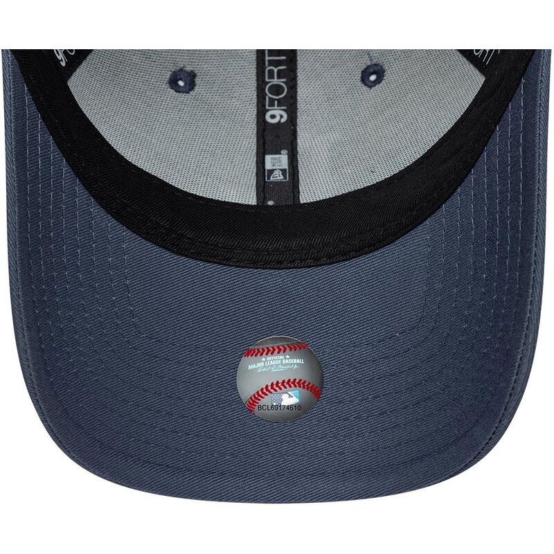 cappello-curvo-grigio-cinghia-regolabile-9forty-league-essential-dei-los-angeles-dodgers-mlb-di-new-era