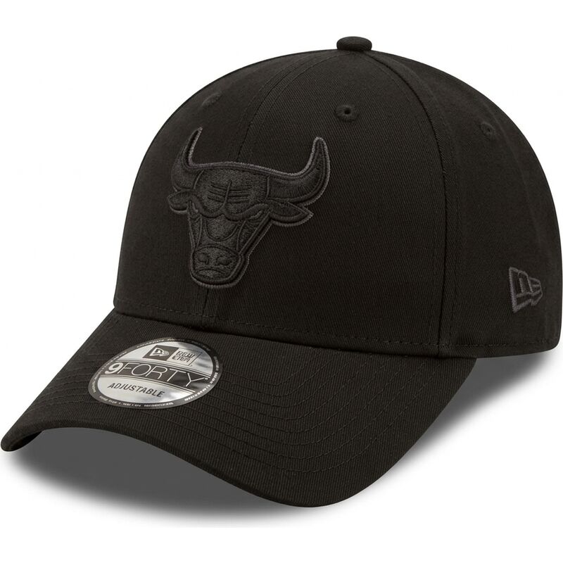 cappello-curvo-nero-cinghia-regolabile-9forty-team-outline-dei-chicago-bulls-nba-di-new-era