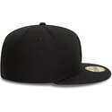 casquette-plate-noire-ajustee-avec-logo-noir-59fifty-league-essential-los-angeles-dodgers-mlb-new-era