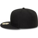 casquette-plate-noire-ajustee-avec-logo-noir-59fifty-league-essential-los-angeles-dodgers-mlb-new-era