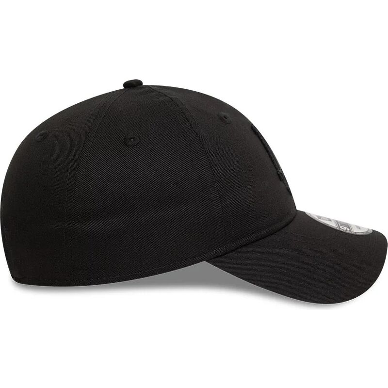 cappellino-con-visiera-curva-nero-regolabile-con-logo-nero-9twenty-league-essential-di-los-angeles-dodgers-mlb-di-new-era