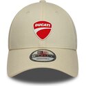 cappello-curvo-beige-cinghia-regolabile-9forty-core-dei-ducati-motor-motogp-di-new-era