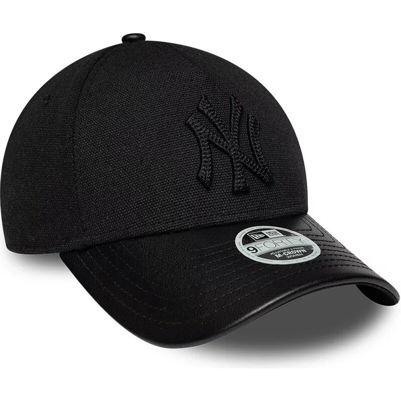 mutzen-gebogen-schwarz-verstellbares-band-9forty-m-crown-a-frame-fabric-mix-der-new-york-yankees-mlb-von-new-era