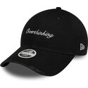 mutzen-gebogen-schwarz-verstellbares-band-9twenty-slogan-overthinking-von-new-era