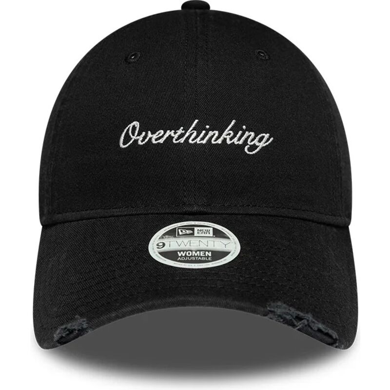 mutzen-gebogen-schwarz-verstellbares-band-9twenty-slogan-overthinking-von-new-era