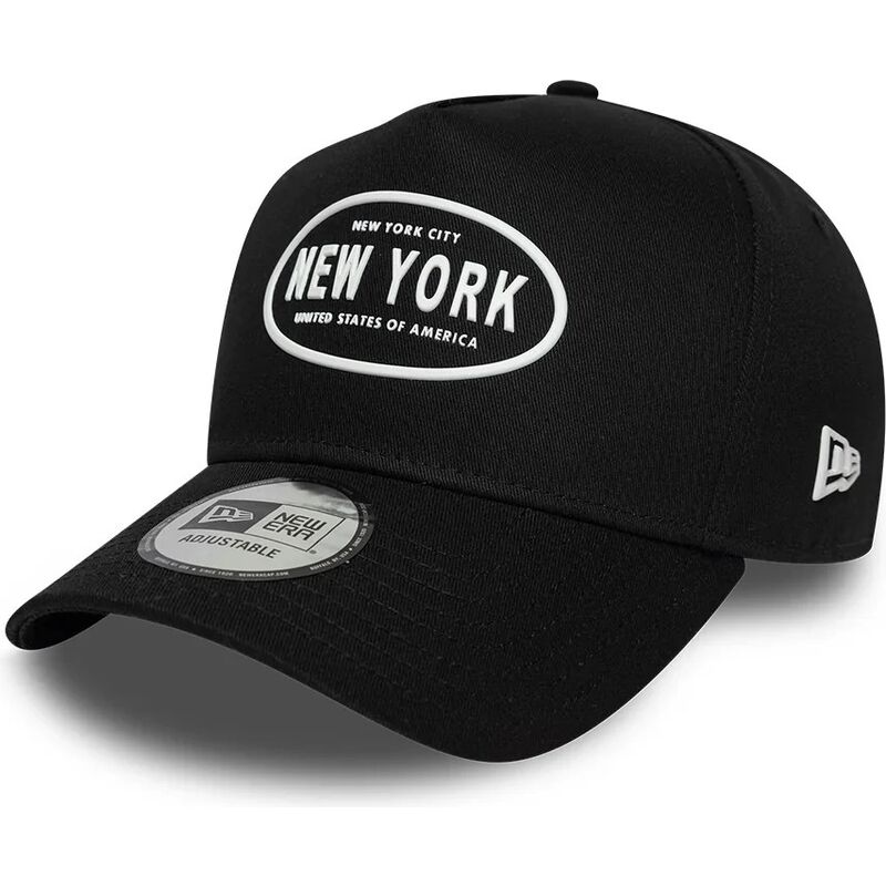 casquette-courbee-noire-snapback-e-frame-rubber-logo-new-york-new-era casquette-courbee-noire-snapback-e-frame-rubber-logo-new-york-new-era