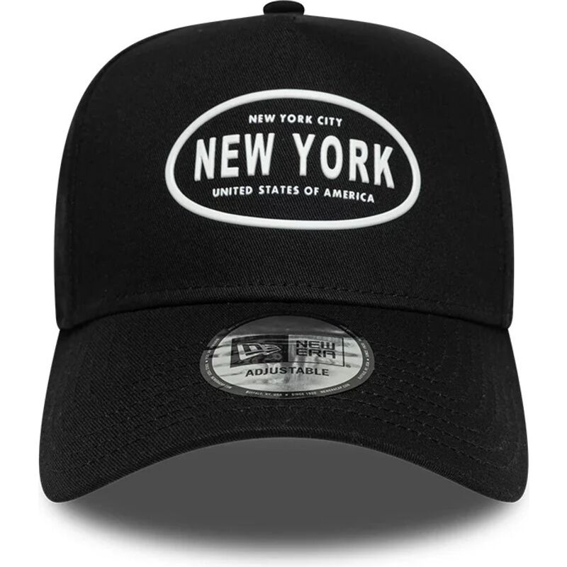 casquette-courbee-noire-snapback-e-frame-rubber-logo-new-york-new-era casquette-courbee-noire-snapback-e-frame-rubber-logo-new-york-new-era