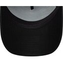 cappello-curvo-nero-snapback-9forty-e-frame-rubber-dei-new-york-di-new-era