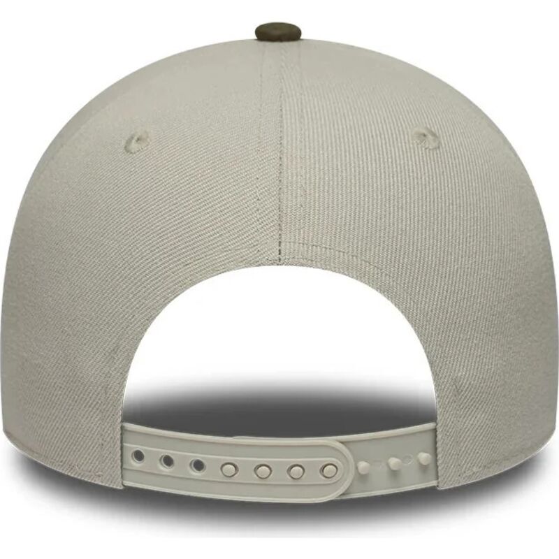 cappello-curvo-verde-snapback-9forty-e-frame-suede-visor-dei-los-angeles-dodgers-mlb-di-new-era