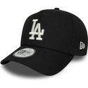 cappello-curvo-nero-snapback-9forty-e-frame-mythical-icon-dei-los-angeles-dodgers-mlb-di-new-era