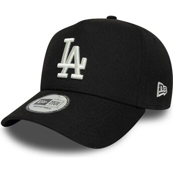 Casquette courbée noire snapback E Frame Mythical Icon Los Angeles Dodgers MLB New Era