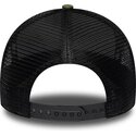 cappello-curvo-verde-snapback-a-frame-league-essential-dei-new-york-yankees-mlb-di-new-era