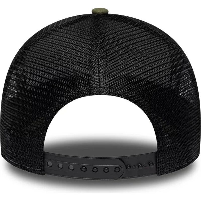 cappello-curvo-verde-snapback-a-frame-league-essential-dei-new-york-yankees-mlb-di-new-era