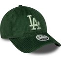 mutzen-gebogen-grun-snapback-9forty-m-crown-chunky-cord-der-los-angeles-dodgers-mlb-von-new-era