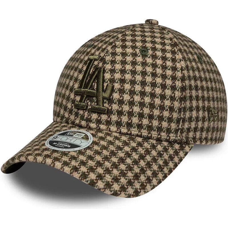 casquette-courbee-verte-et-marron-ajustable-pour-femme-9forty-m-crown-houndstooth-los-angeles-dodgers-mlb-new-era casquette-courbee-verte-et-marron-ajustable-pour-femme-9forty-m-crown-houndstooth-los-angeles-dodgers-mlb-new-era