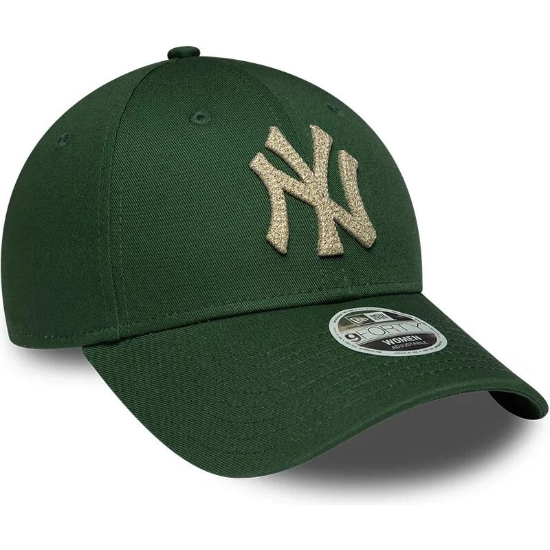 cappello-curvo-verde-cinghia-regolabile-9forty-metallic-dei-new-york-yankees-mlb-di-new-era