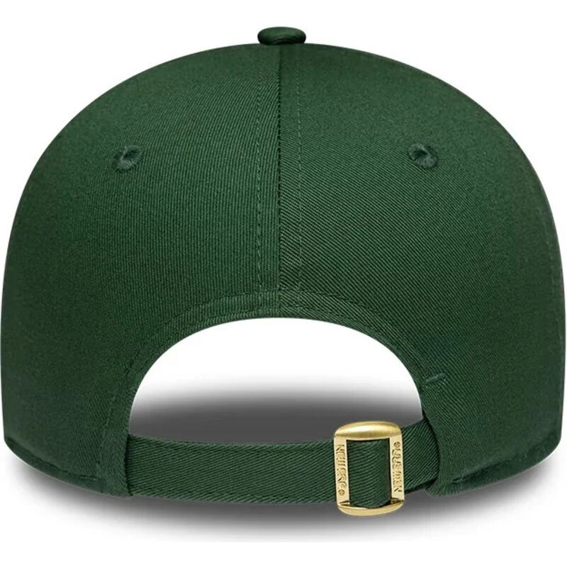 mutzen-gebogen-grun-verstellbares-band-9forty-metallic-der-new-york-yankees-mlb-von-new-era