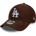 cappello-curvo-marrone-snapback-9forty-entry-cord-dei-los-angeles-dodgers-mlb-di-new-era