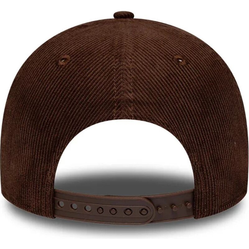 cappello-curvo-marrone-snapback-9forty-entry-cord-dei-los-angeles-dodgers-mlb-di-new-era