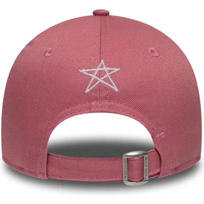 cappello-curvo-rosa-cinghia-regolabile-per-bambino-9forty-space-dei-new-york-yankees-mlb-di-new-era