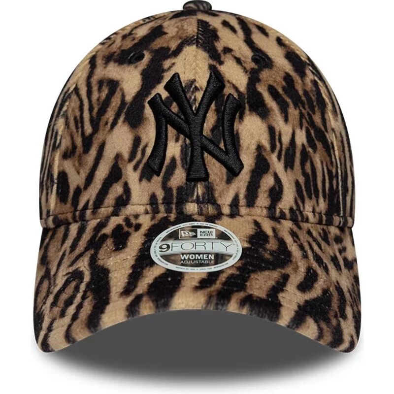cappello-curvo-leopardato-cinghia-regolabile-9forty-ocelot-print-dei-new-york-yankees-mlb-di-new-era