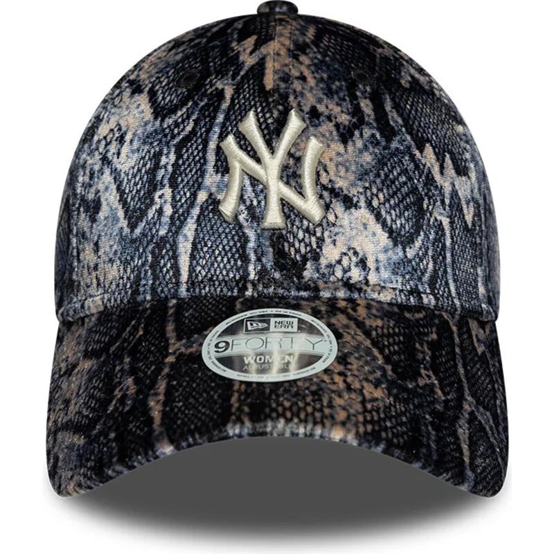 cappello-curvo-multicolore-cinghia-regolabile-9forty-snake-print-dei-new-york-yankees-mlb-di-new-era