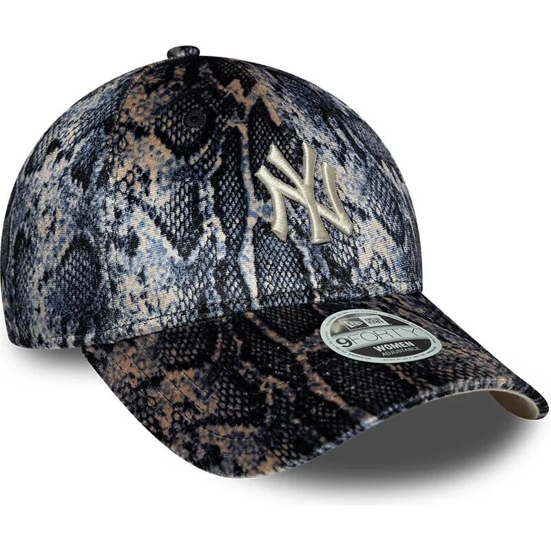 cappello-curvo-multicolore-cinghia-regolabile-9forty-snake-print-dei-new-york-yankees-mlb-di-new-era