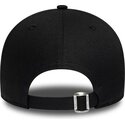 cappello-curvo-nero-cinghia-regolabile-9forty-gem-patch-distress-alone-di-new-era
