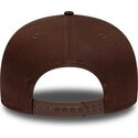 mutzen-flach-braun-snapback-9fifty-original-fit-league-essential-der-new-york-yankees-mlb-von-new-era