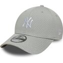 cappello-curvo-grigio-aderente-39thirty-stretch-mesh-dei-new-york-yankees-mlb-di-new-era