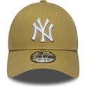cappello-curvo-kaki-cinghia-regolabile-9forty-league-essential-dei-new-york-yankees-mlb-di-new-era