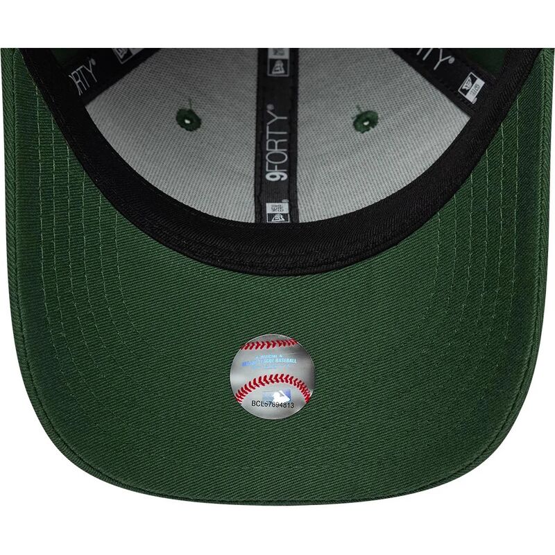 cappello-curvo-verde-cinghia-regolabile-per-bambino-9forty-league-essential-dei-los-angeles-dodgers-mlb-di-new-era