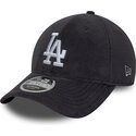 cappello-curvo-grigio-snapback-9forty-m-crown-fleece-dei-los-angeles-dodgers-mlb-di-new-era