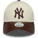 cappello-curvo-beige-cinghia-regolabile-9forty-m-crown-fabric-mix-dei-new-york-yankees-mlb-di-new-era