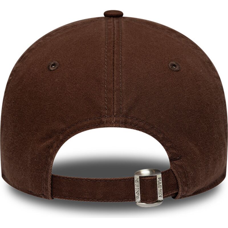 mutzen-gebogen-braun-verstellbares-band-9twenty-washed-midi-der-los-angeles-dodgers-mlb-von-new-era