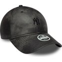 cappello-curvo-nero-cinghia-regolabile-9twenty-washed-pu-dei-new-york-yankees-mlb-di-new-era