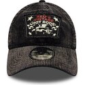 casquette-courbee-noire-ajustable-9twenty-patch-acid-cord-hot-rods-new-era